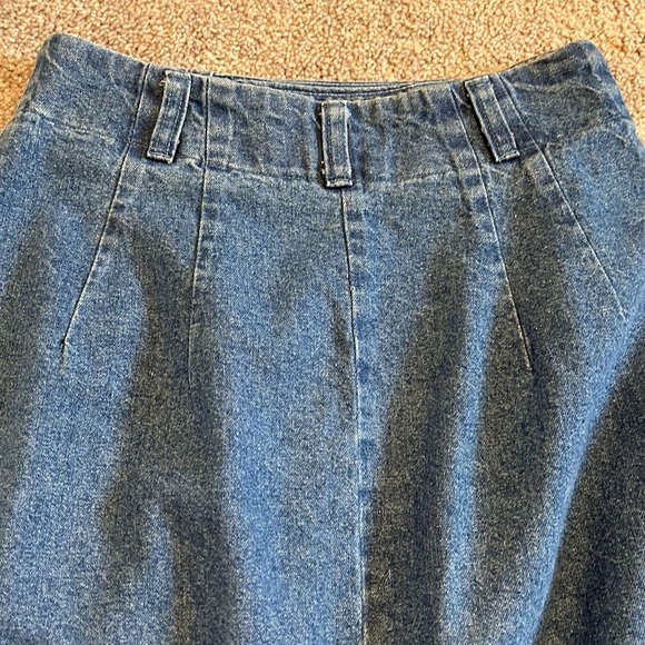 Ruff hewn vintage denim midi skirt - Picture 8 of 8